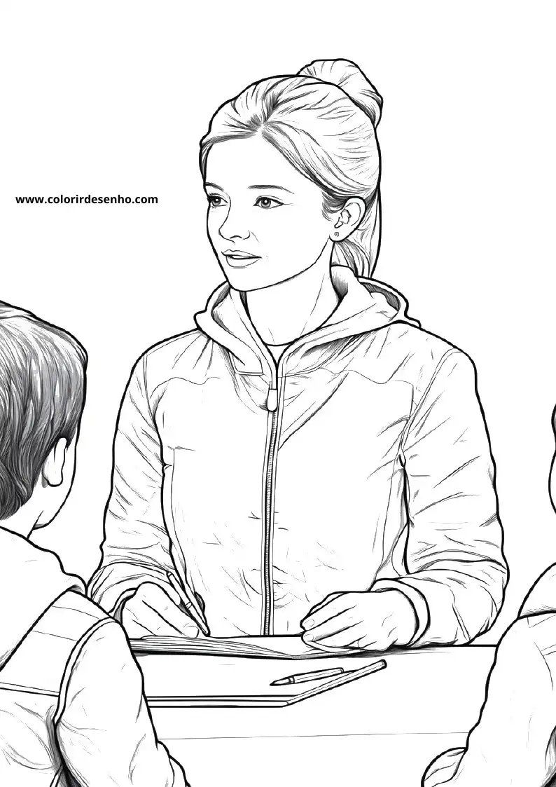 Free Printable Teacher Coloring Sheets 2