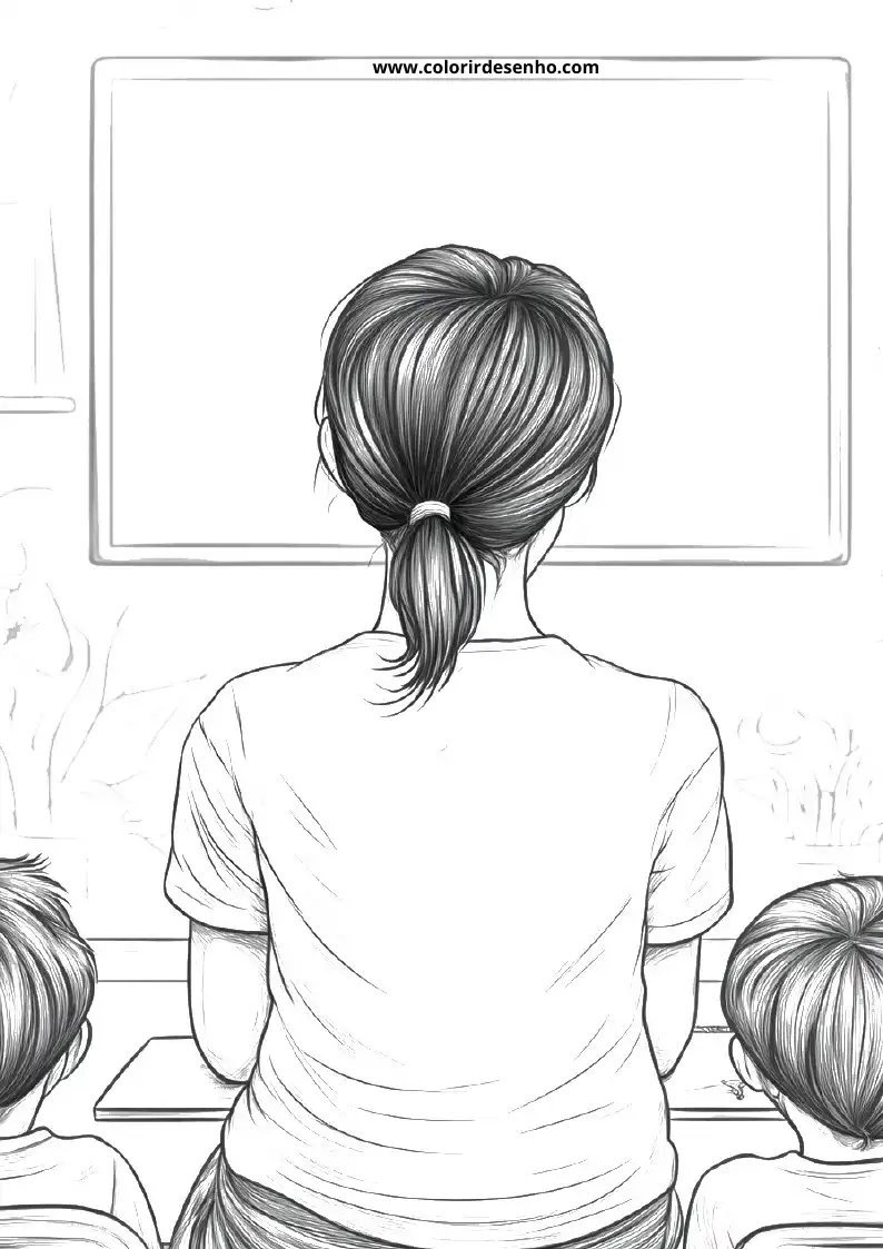 Free Printable Teacher Coloring Sheets 3