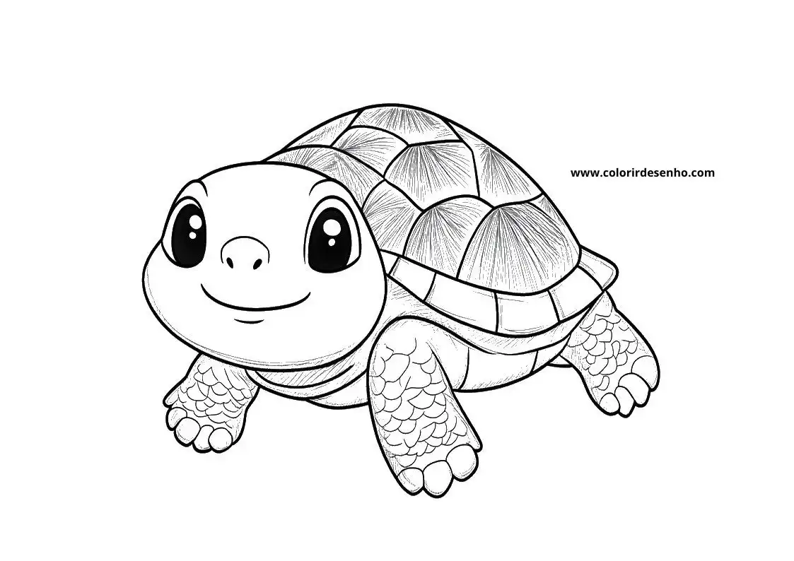 Free Printable Turtle Coloring Sheets 1