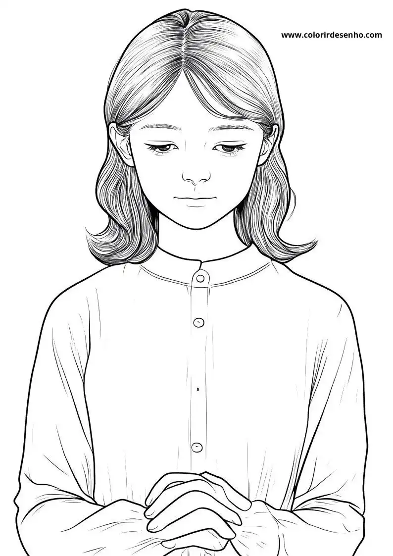 Free Printable Woman Coloring Pages in PDF 4