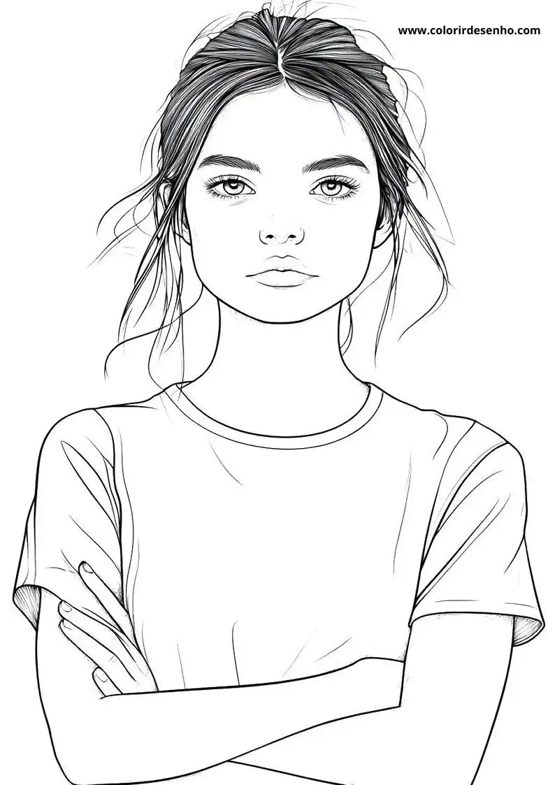 Free Printable Woman Coloring Sheets 4