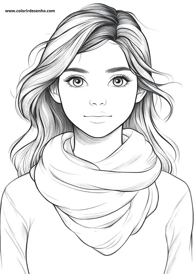 Free Printable Woman Coloring Sheets 8