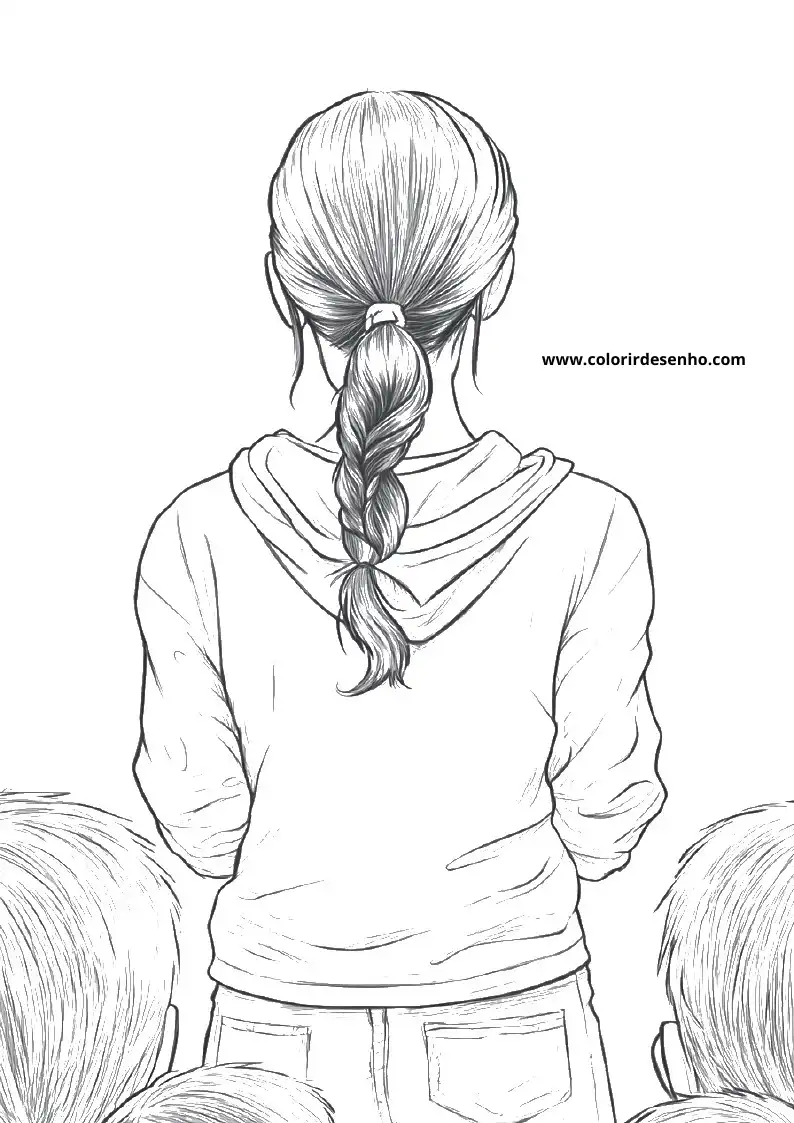 Free Teacher Coloring Pages Download 8