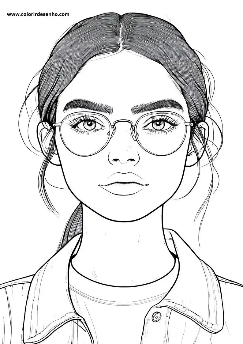 Free Woman Coloring Pages Download 8