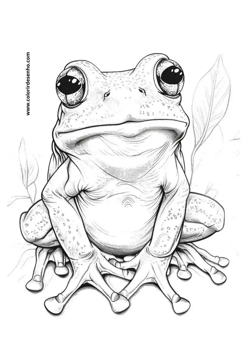 Frog Coloring Pages 1