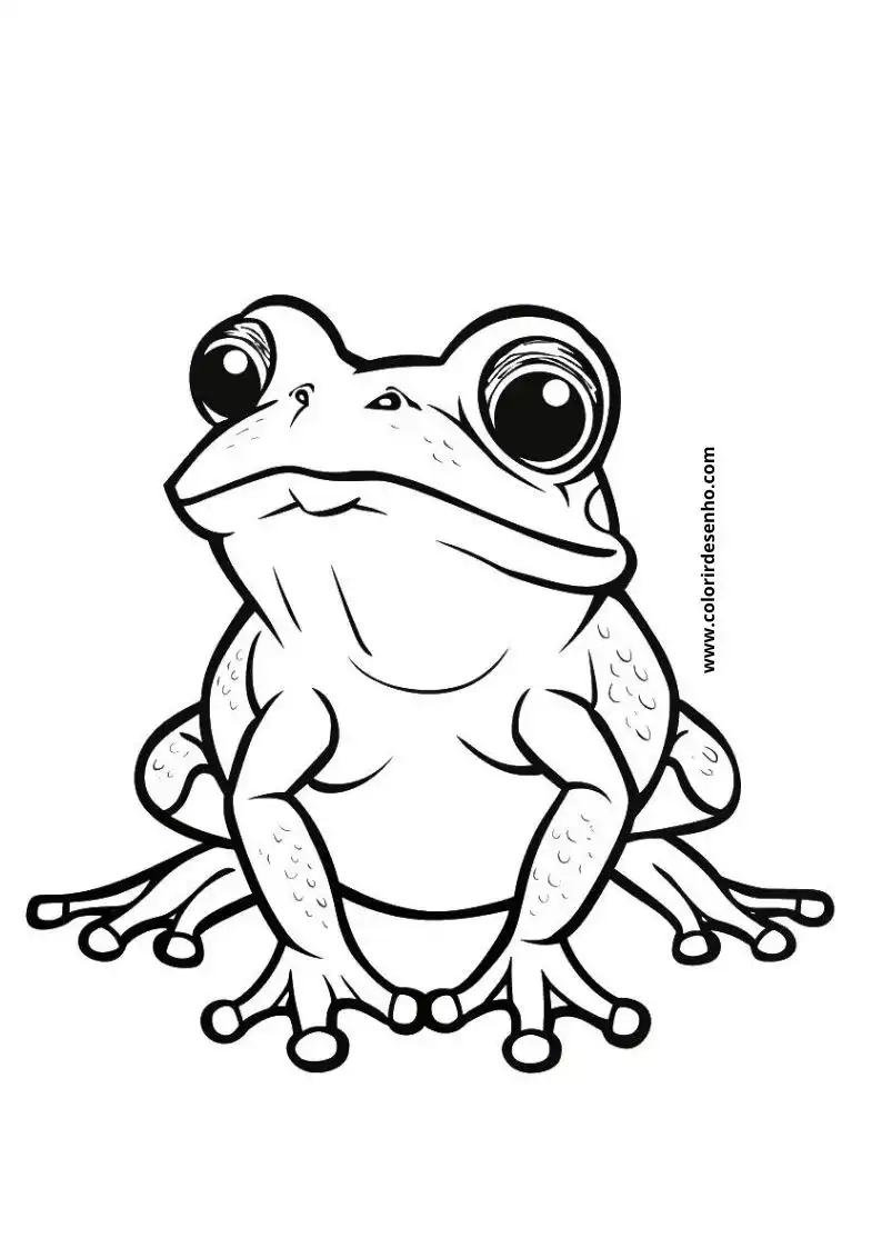 Frog Coloring Pages 15