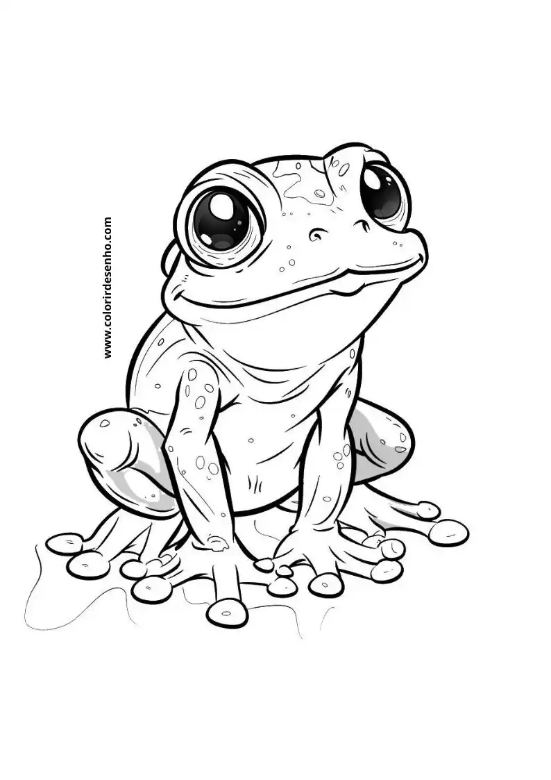 Frog Coloring Pages 16