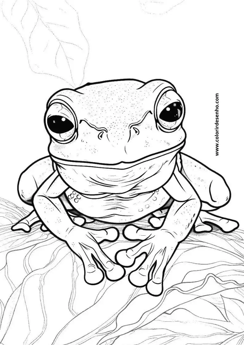 Frog Coloring Pages 2