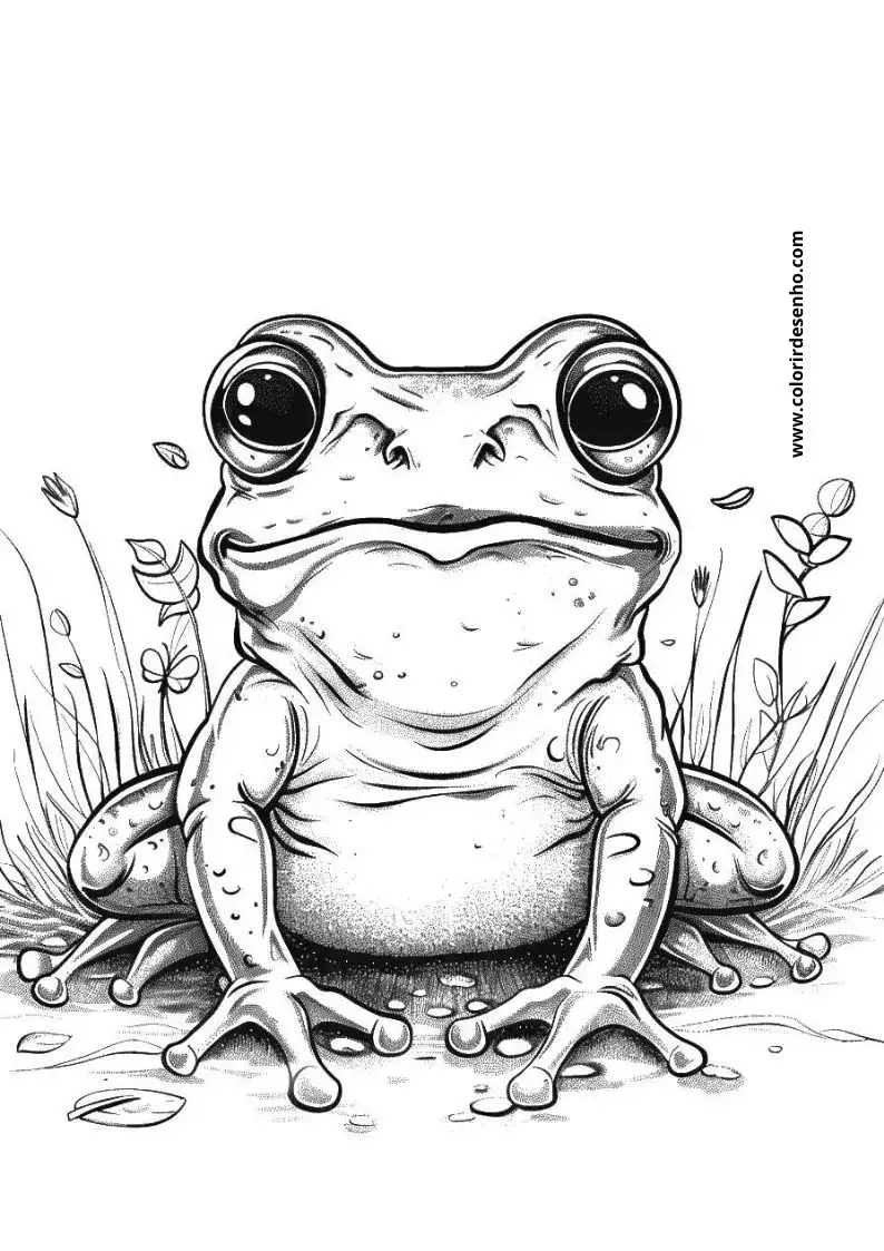 Frog Coloring Pages 3