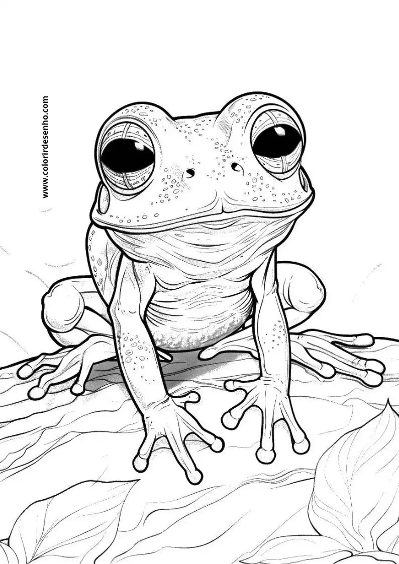 Frog Coloring Pages For All Ages 12