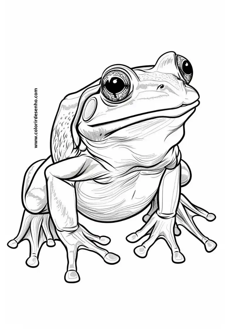 Frog Coloring Pages For All Ages 3