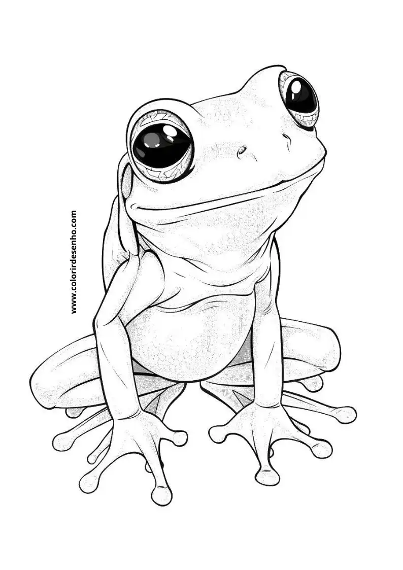 Frog Coloring Pages For All Ages 6