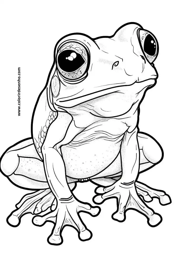 Frog Coloring Pages For All Ages 8