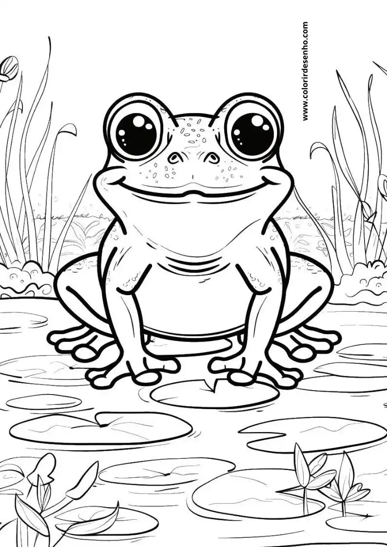 Frog Coloring Pages For All Ages 9