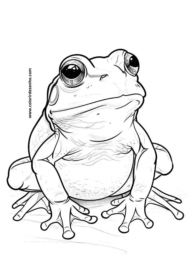 Frog Coloring Pages For Kids And Adults 8