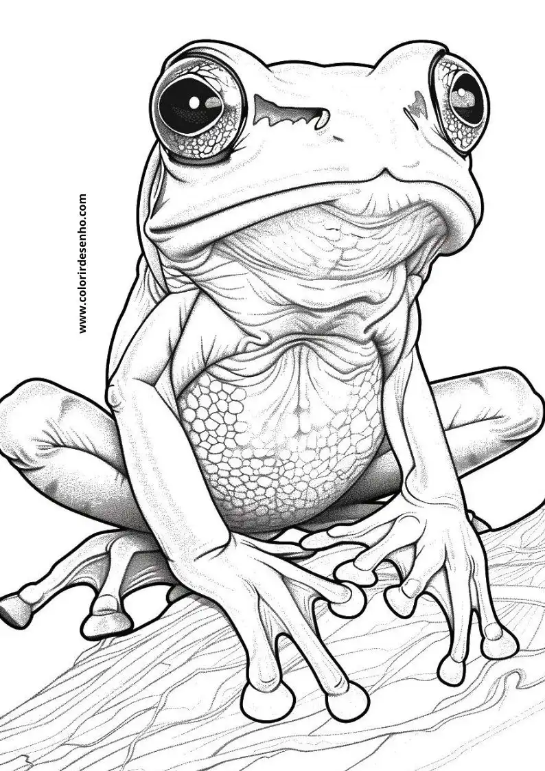 Frog Coloring Sheet 2