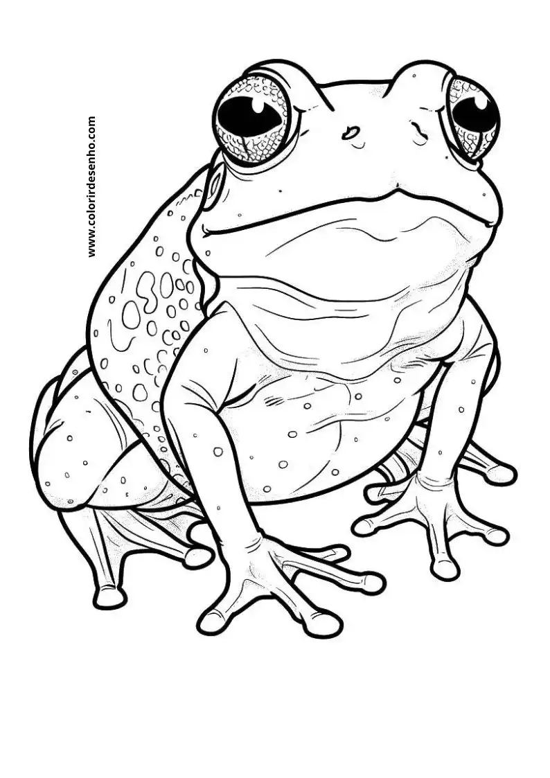 Frog Coloring Sheet 7