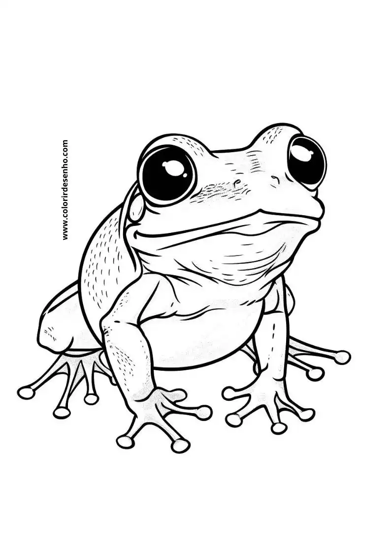 Frog Free Printable Coloring Pages 8
