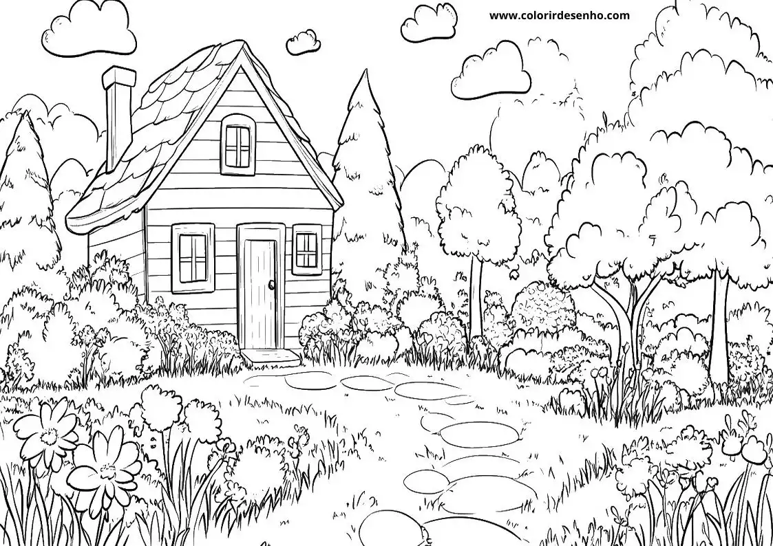 Garden Free Printable Coloring Pages 37