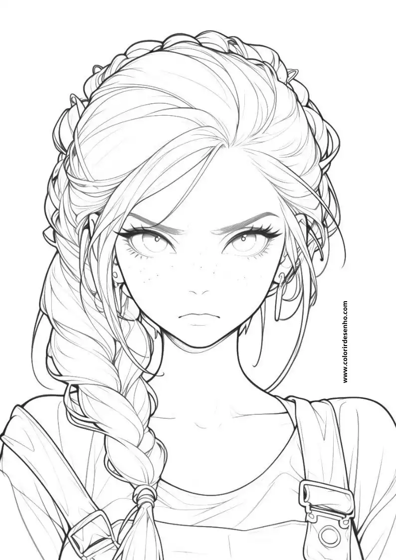 Girl Coloring Pages For Kids And Adults 6