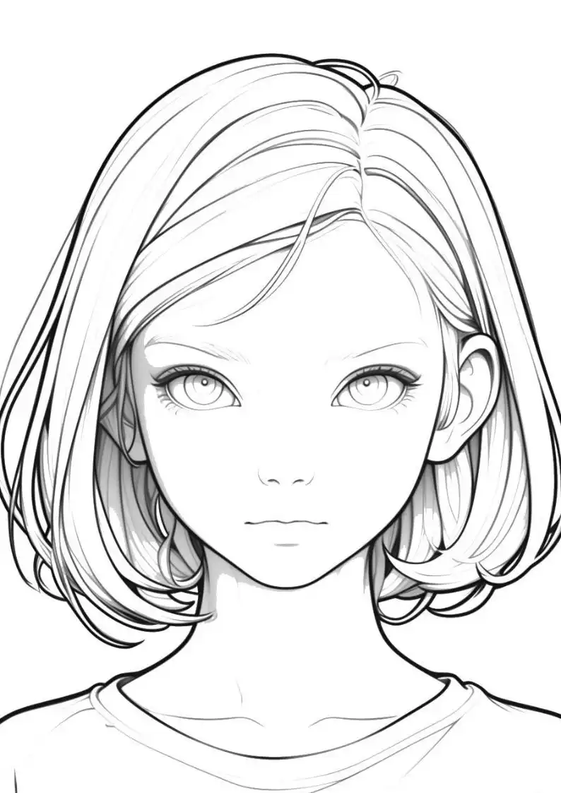 Girl Coloring Pages For Kids And Adults 7