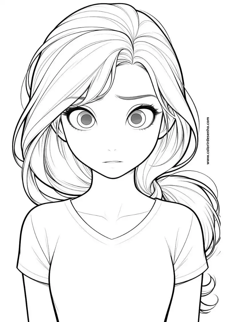 Girl Coloring Pages For Kids And Adults 9