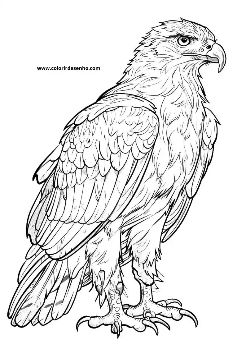 Hawk Coloring Pages For All Ages 2
