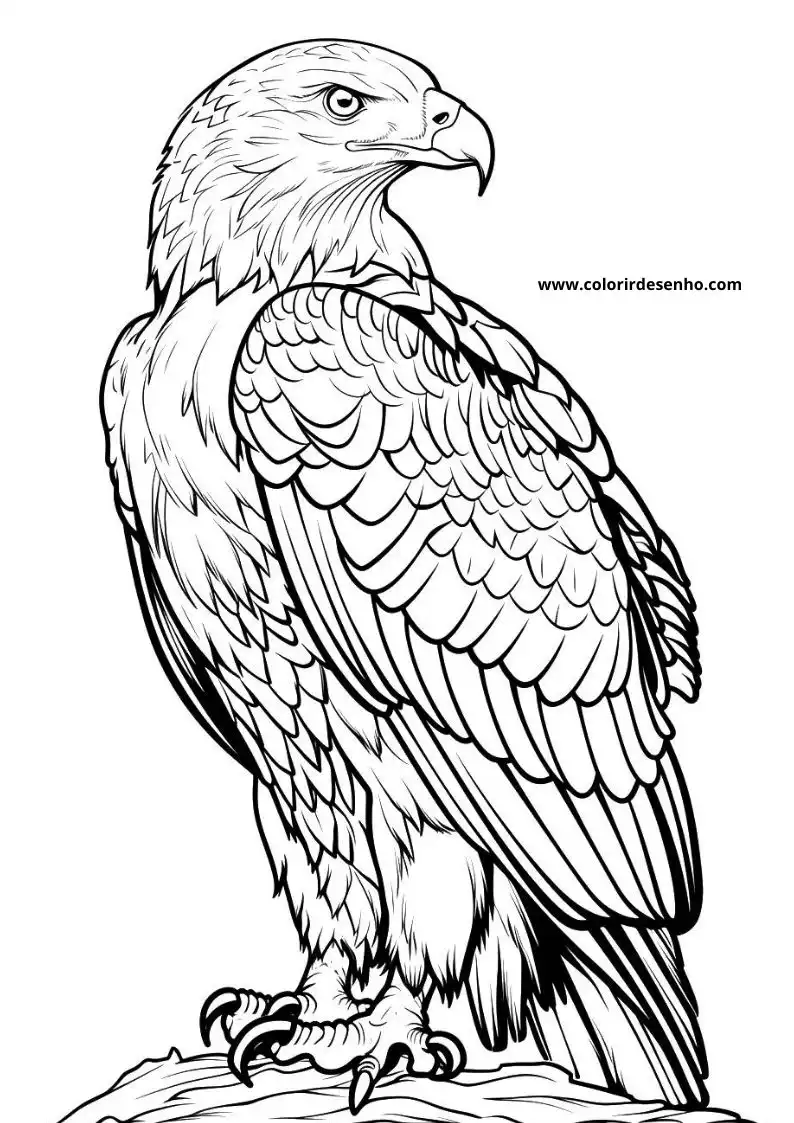 Hawk Free Printable Coloring Pages 8