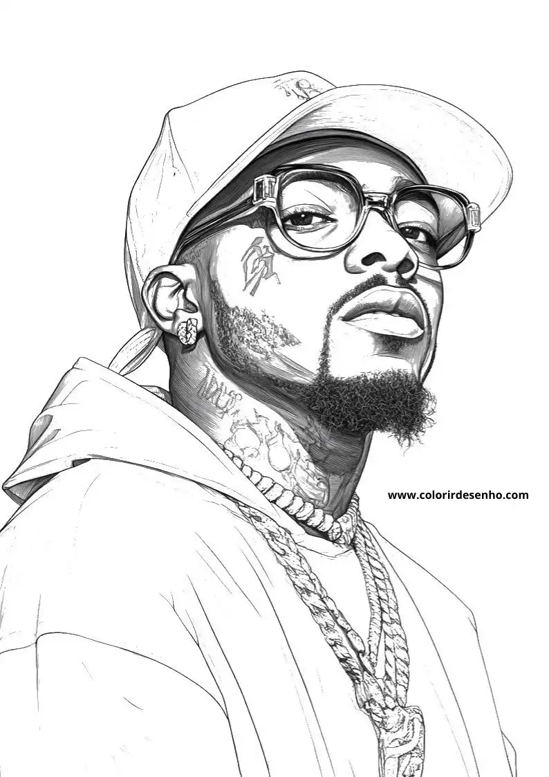 Hip Hop Coloring Pages 13
