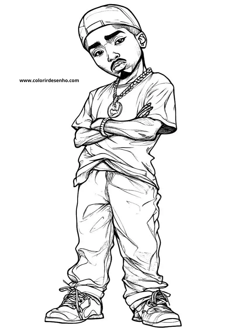 Hip Hop Coloring Pages 2
