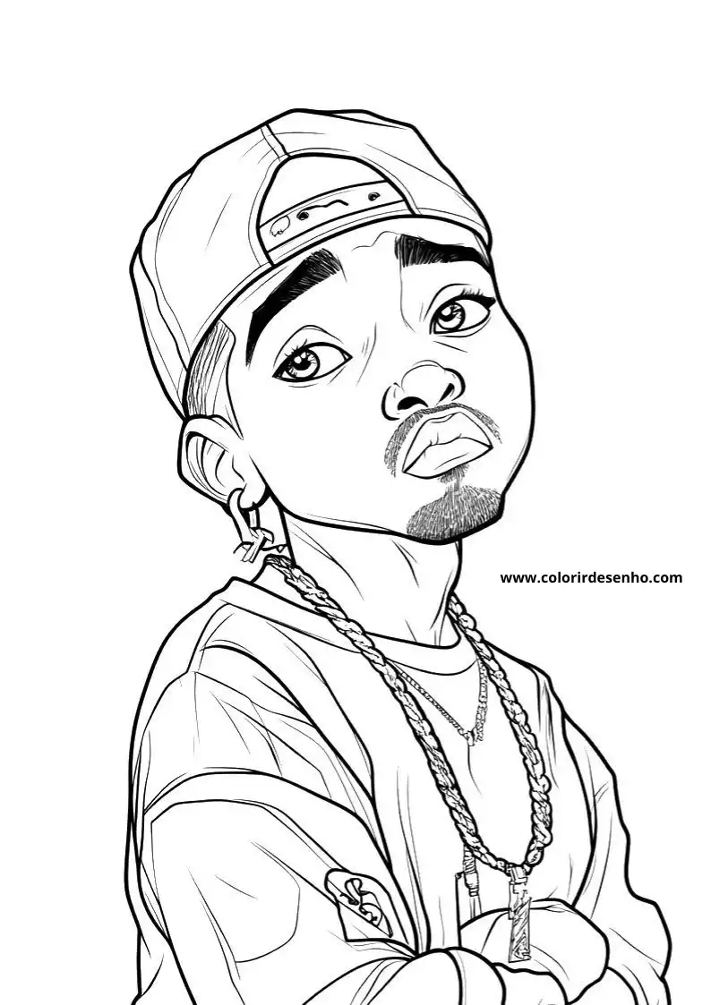 Hip Hop Coloring Pages 8