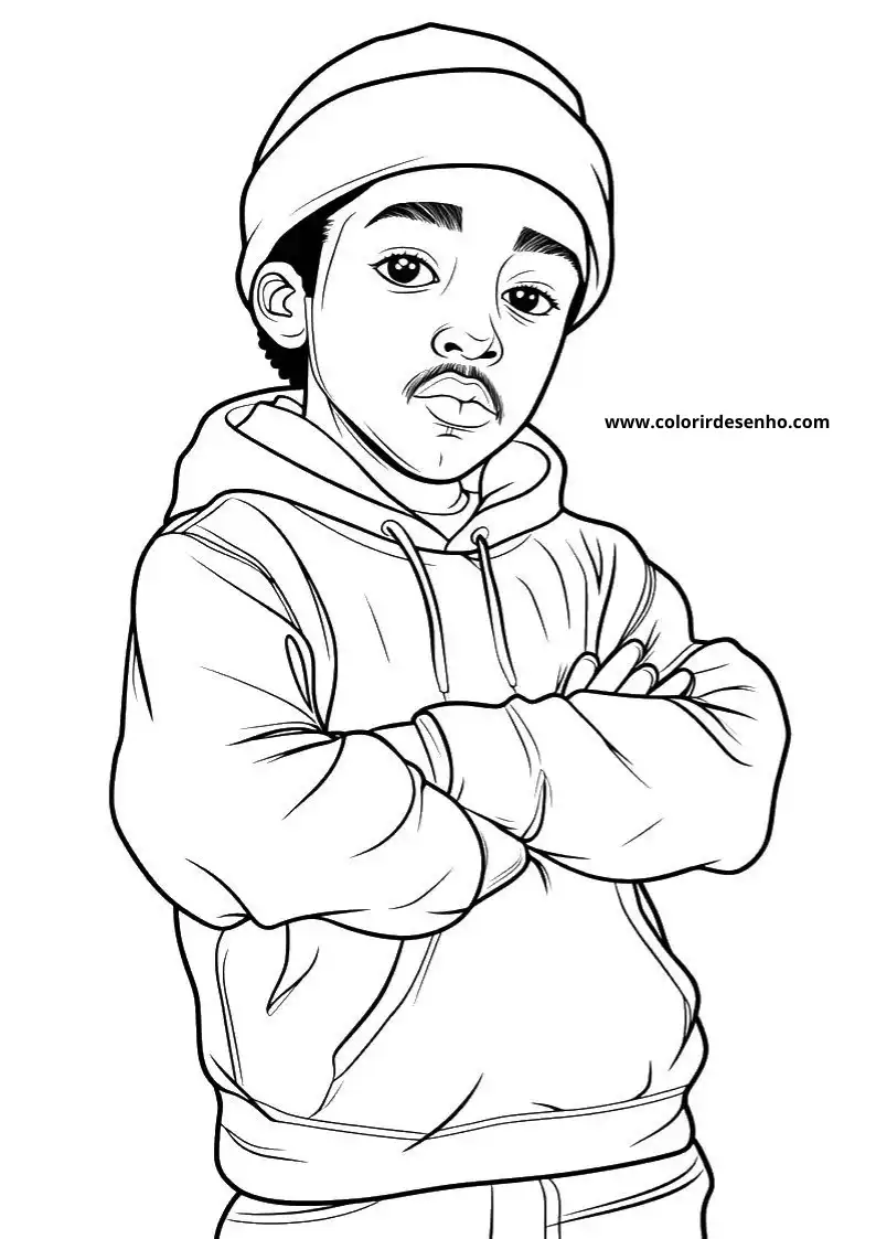 Hip Hop Coloring Pages 9