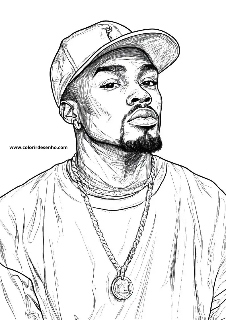 Hip Hop Coloring Pages For All Ages 4