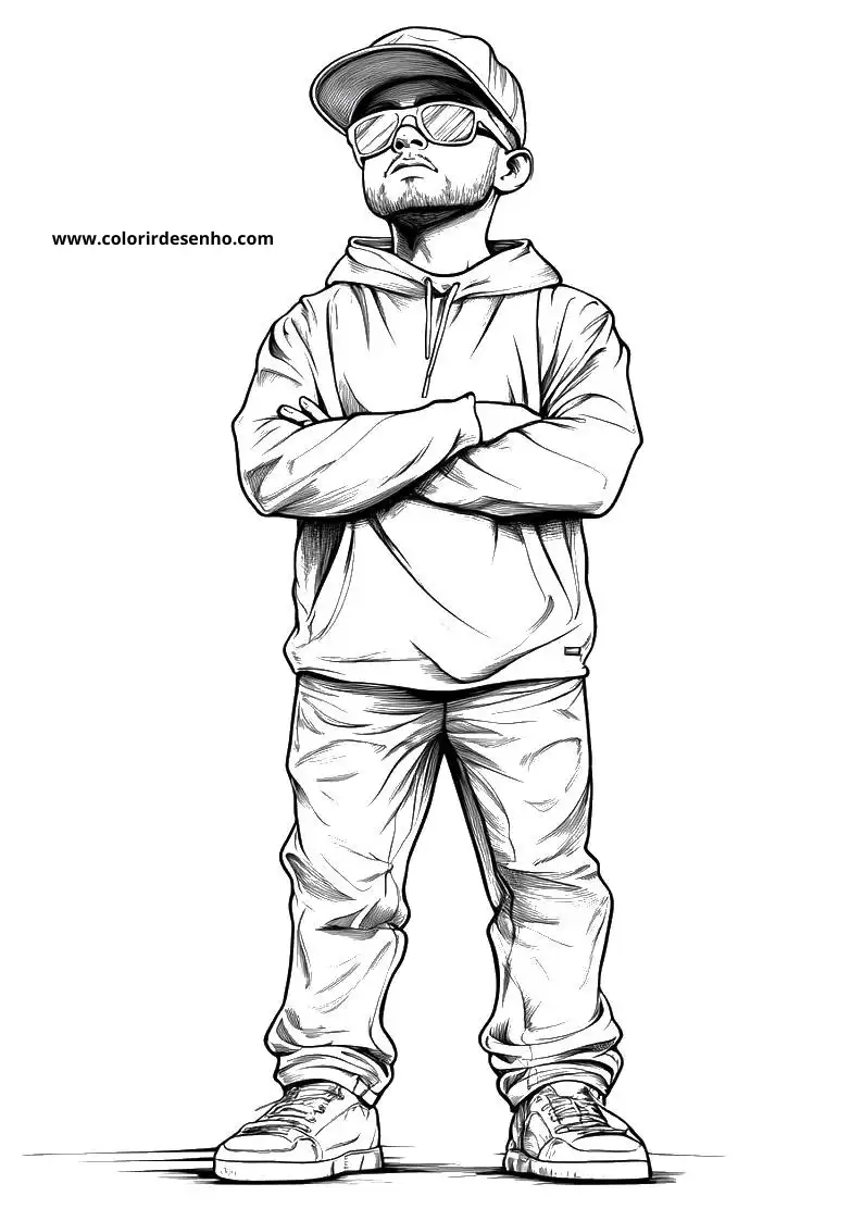 Hip Hop Coloring Pages For All Ages 5