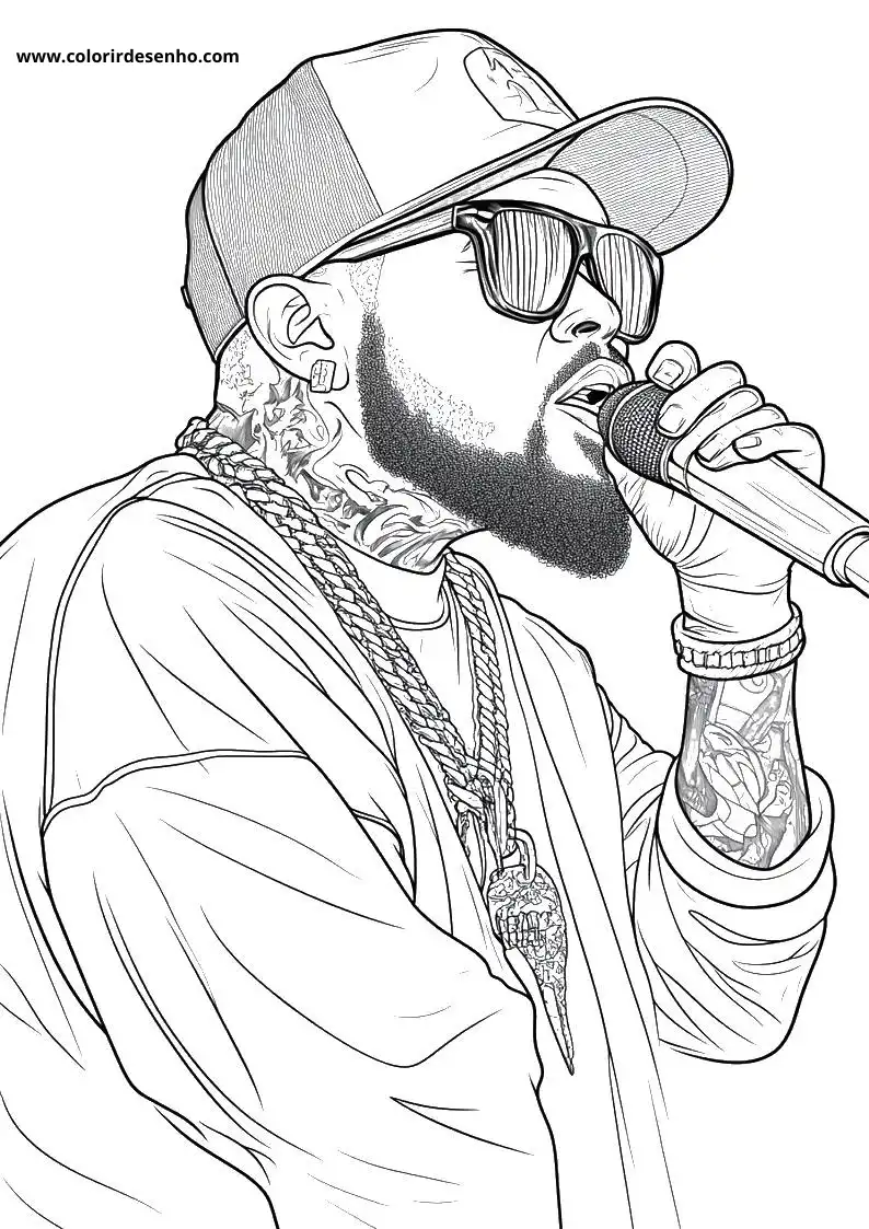 Hip Hop Coloring Pages For All Ages 9