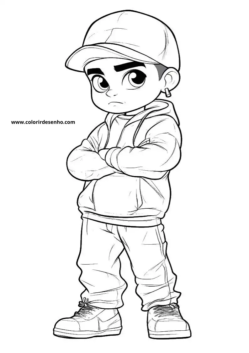 Hip Hop Coloring Pages For Kids And Adults 1