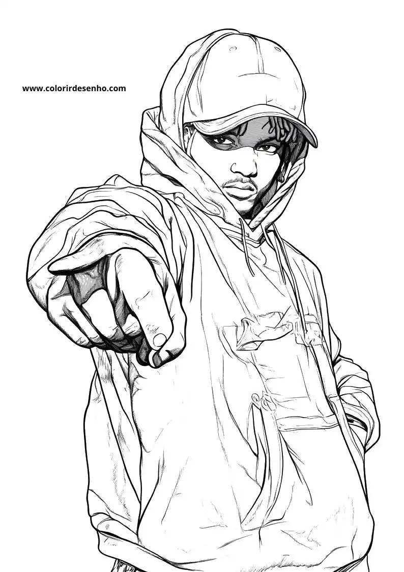 Hip Hop Coloring Pages For Kids And Adults 10