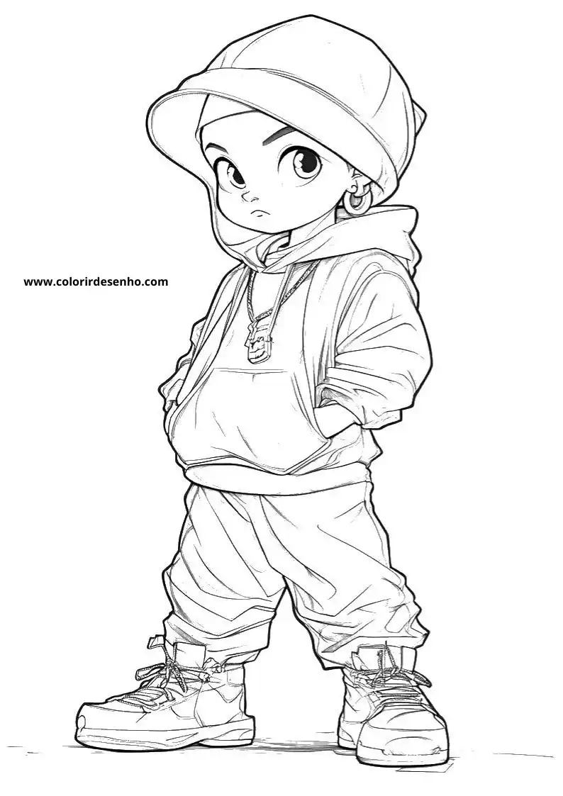 Hip Hop Coloring Pages For Kids And Adults 2