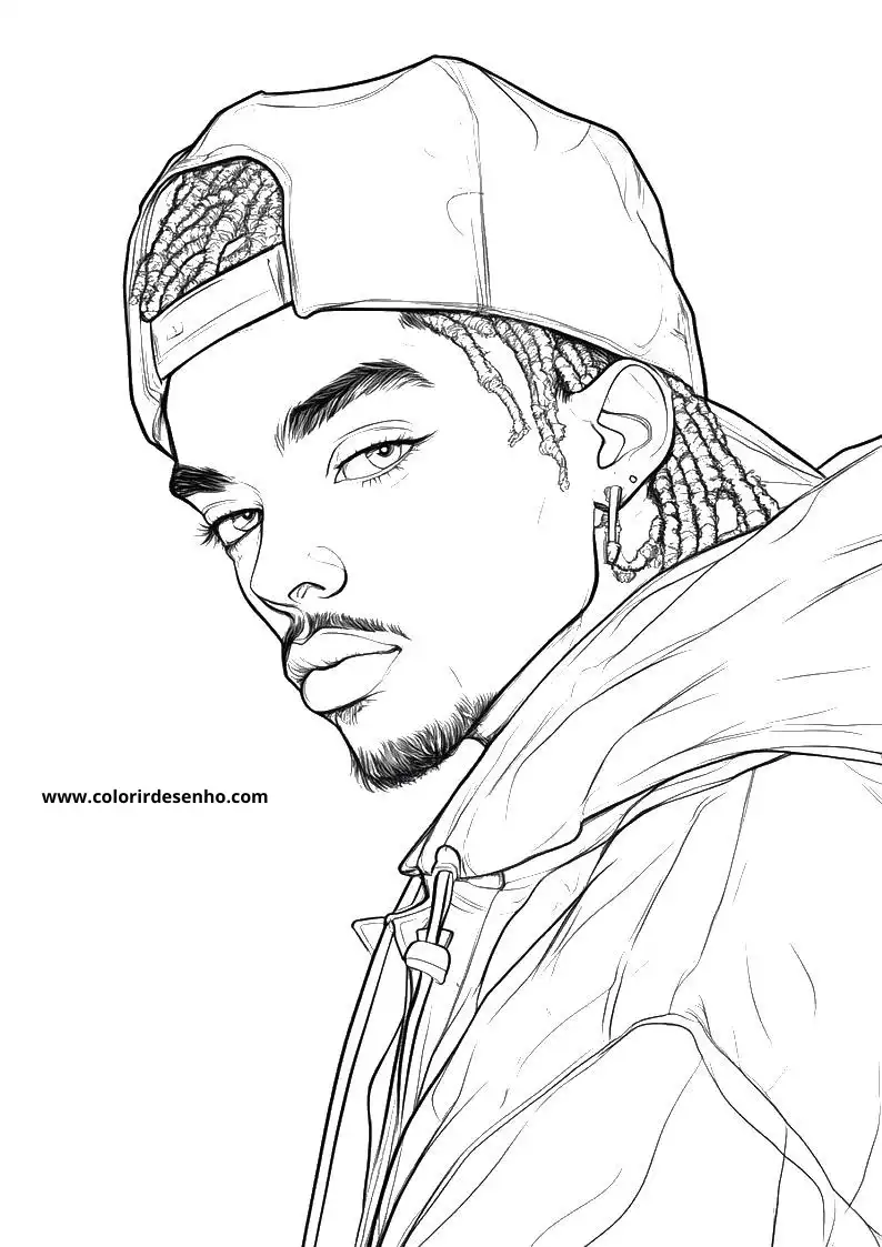 Hip Hop Coloring Sheet 6
