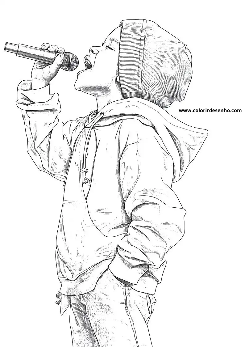 Hip Hop Coloring Pages (248+ Free Printables) 89 Hip Hop Drawing 17735