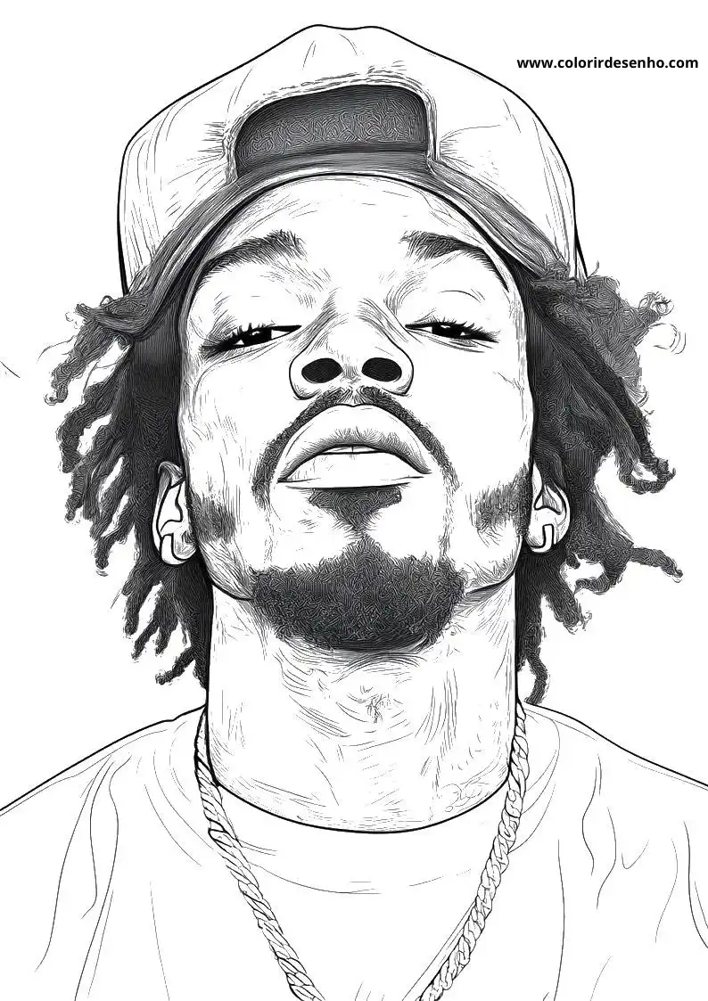 Hip Hop Drawing For Kids To Color 6