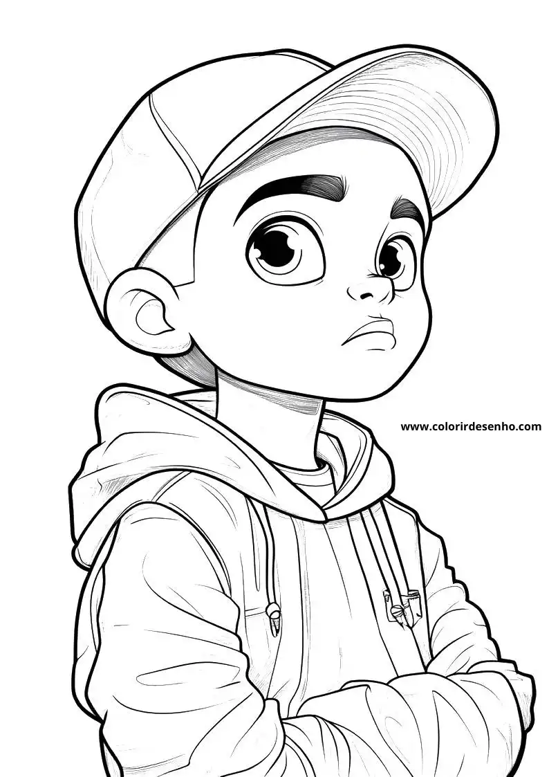 Hip Hop Drawing For Kids To Color 8