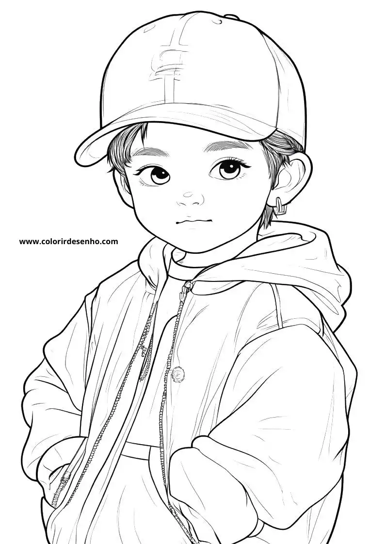 Hip Hop Picture Coloring Pages 7