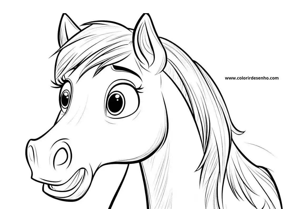 Horse Coloring Pages For Kids And Adults 4