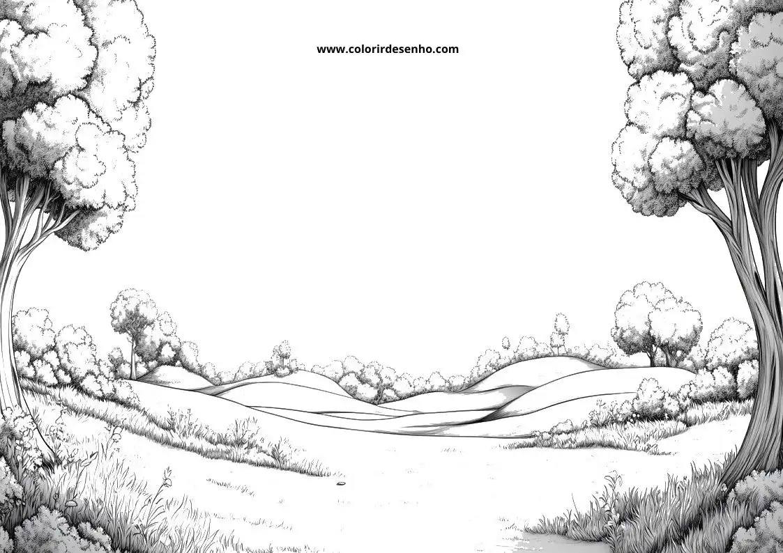 Landscape Coloring Pages 8