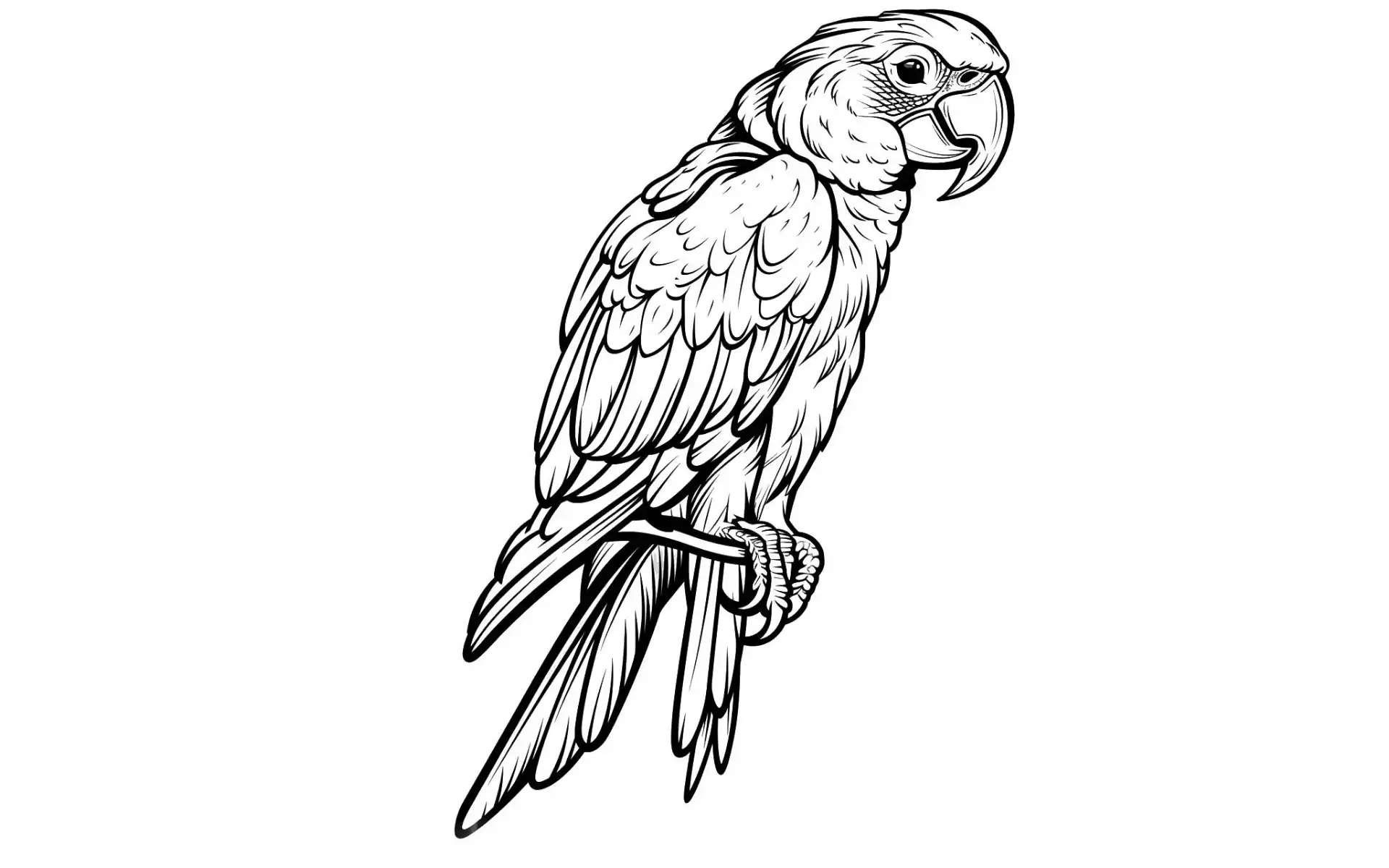 Free Coloring Pages 5 Macaw Coloring Pages