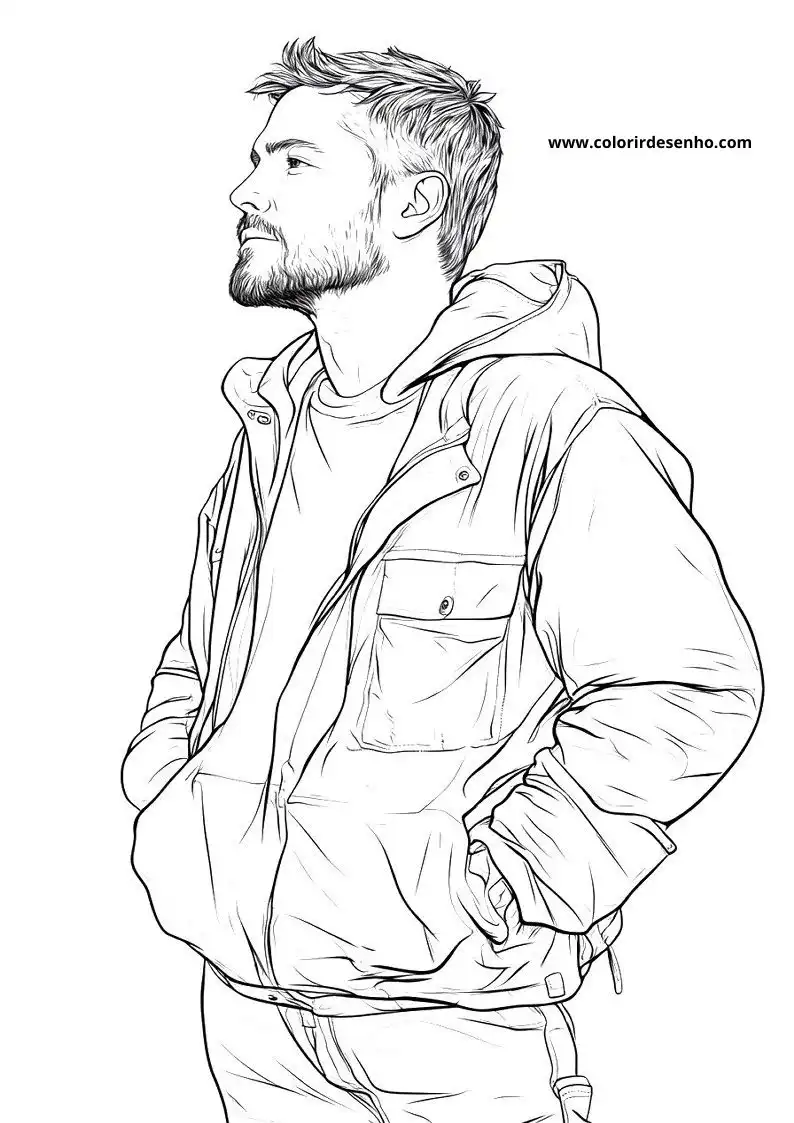 Man Coloring Pages 2