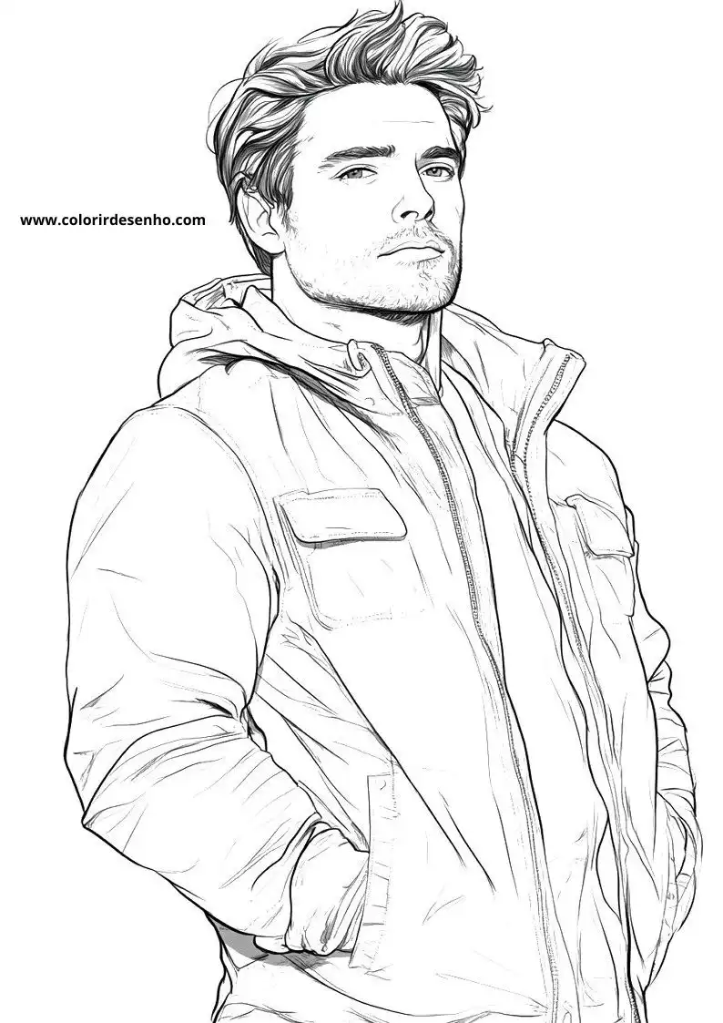 Man Coloring Pages 3