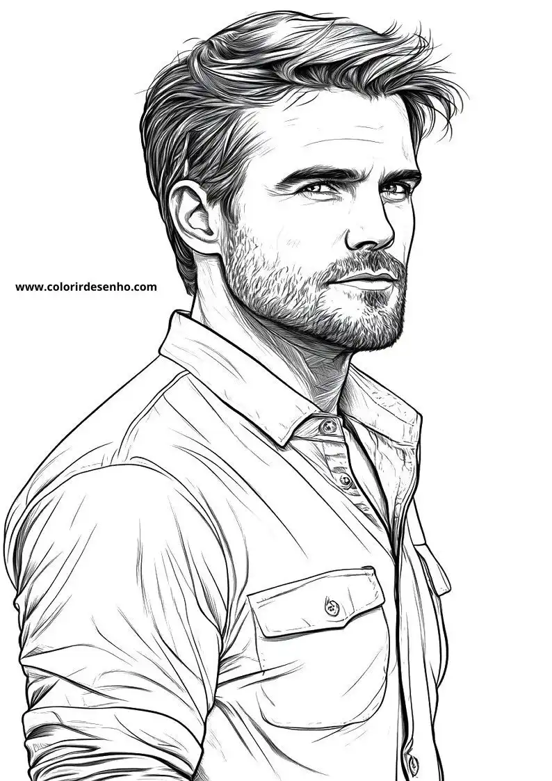 Man Coloring Pages 6