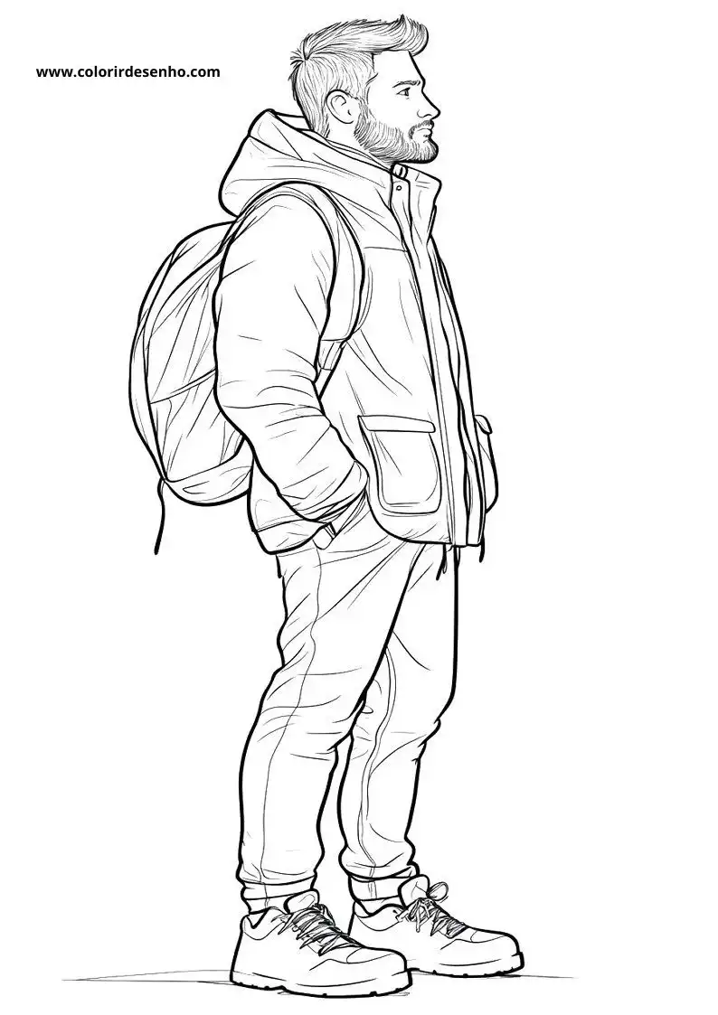 Man Coloring Pages For All Ages 2